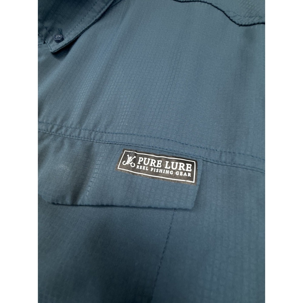 Pure Lure Fishing Shirts Mens L Lot 2 Performance Vented Outdoor Button Down - Picture 13 of 15